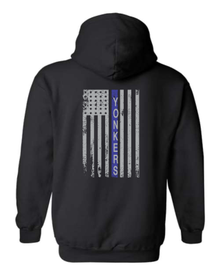 YONKERS PBA WITH BLUE LINE GREY EDITION SWEATSHIRT